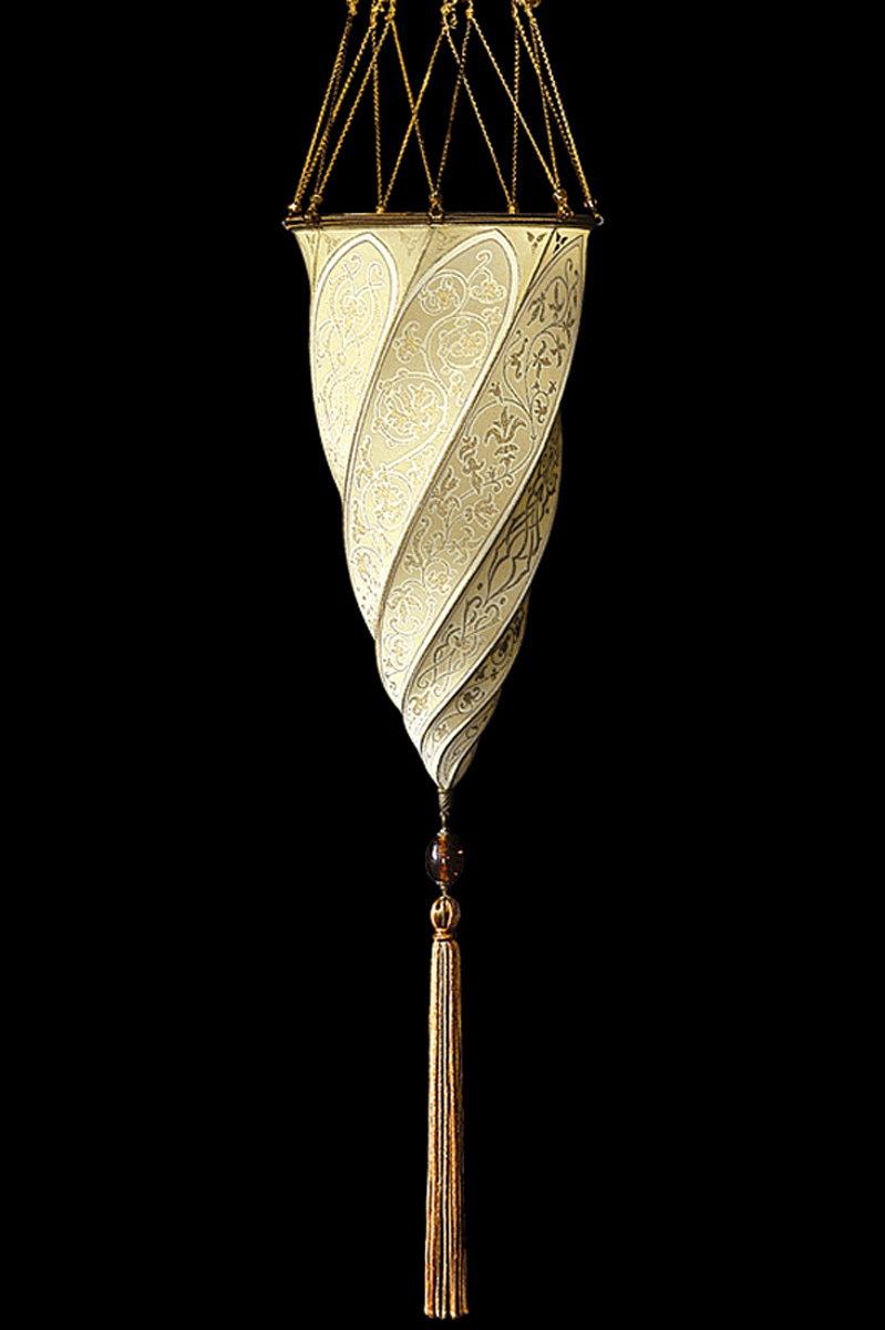 Fortuny Cesendello ceiling or wall silk lamp