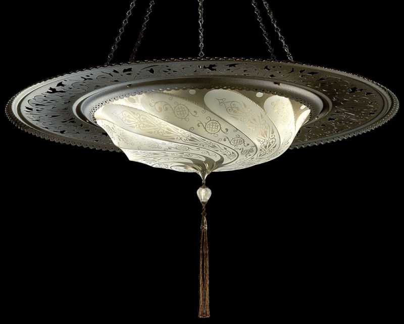 Scudo Saraceno | Silk with metal ring