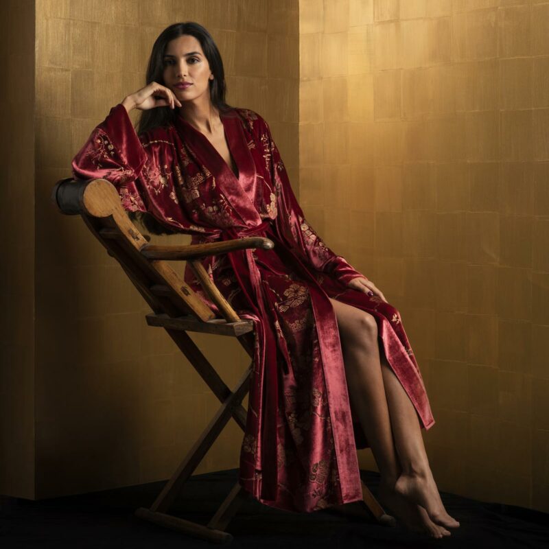 Audrey | Long Kimono Coat