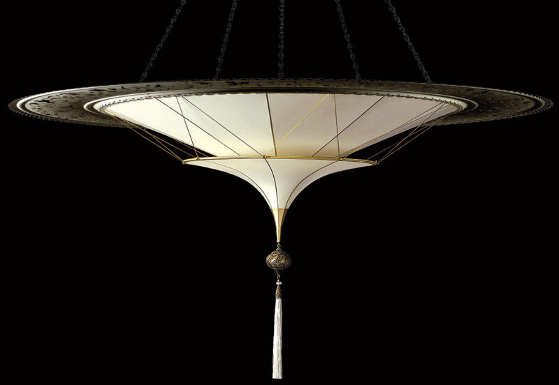Scheherazade 2 tiers | Silk with metal ring