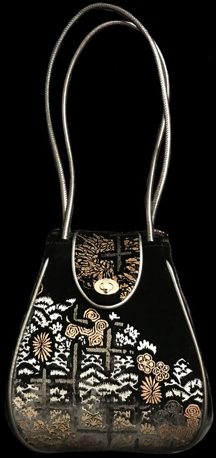 Fortuny Moretta printed velvet bag