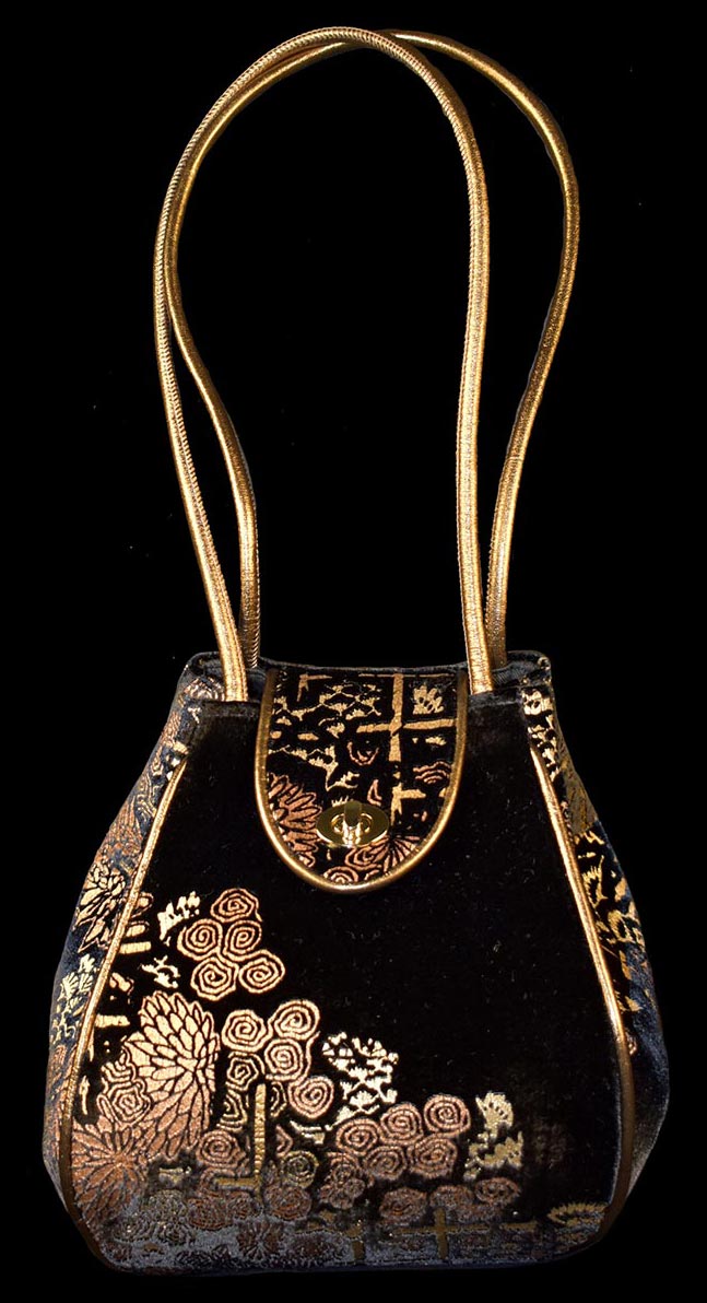Fortuny Moretta velvet handbag