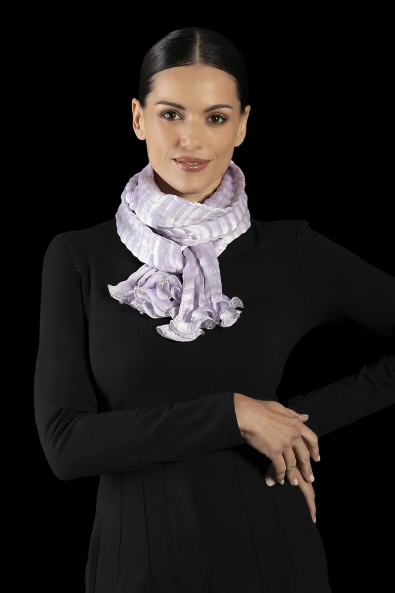 Fortuny pleated silk scarf