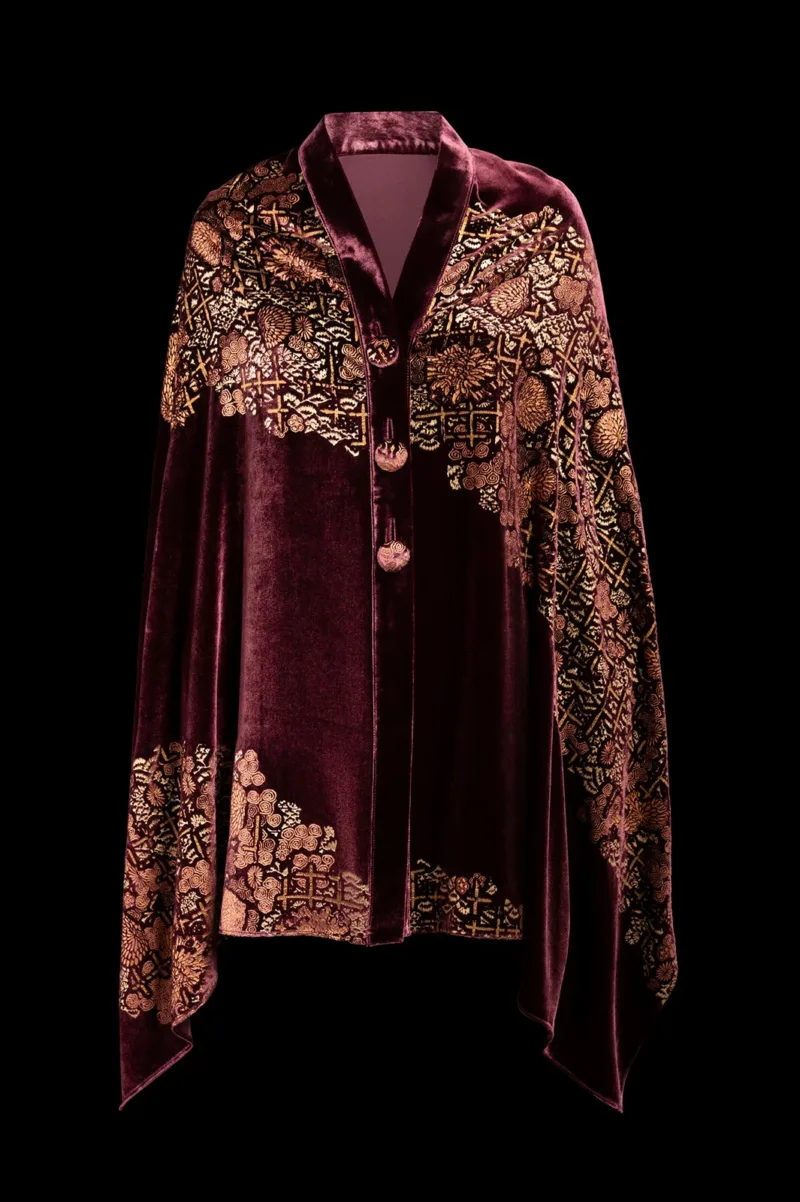 Fortuny printed velvet shawl